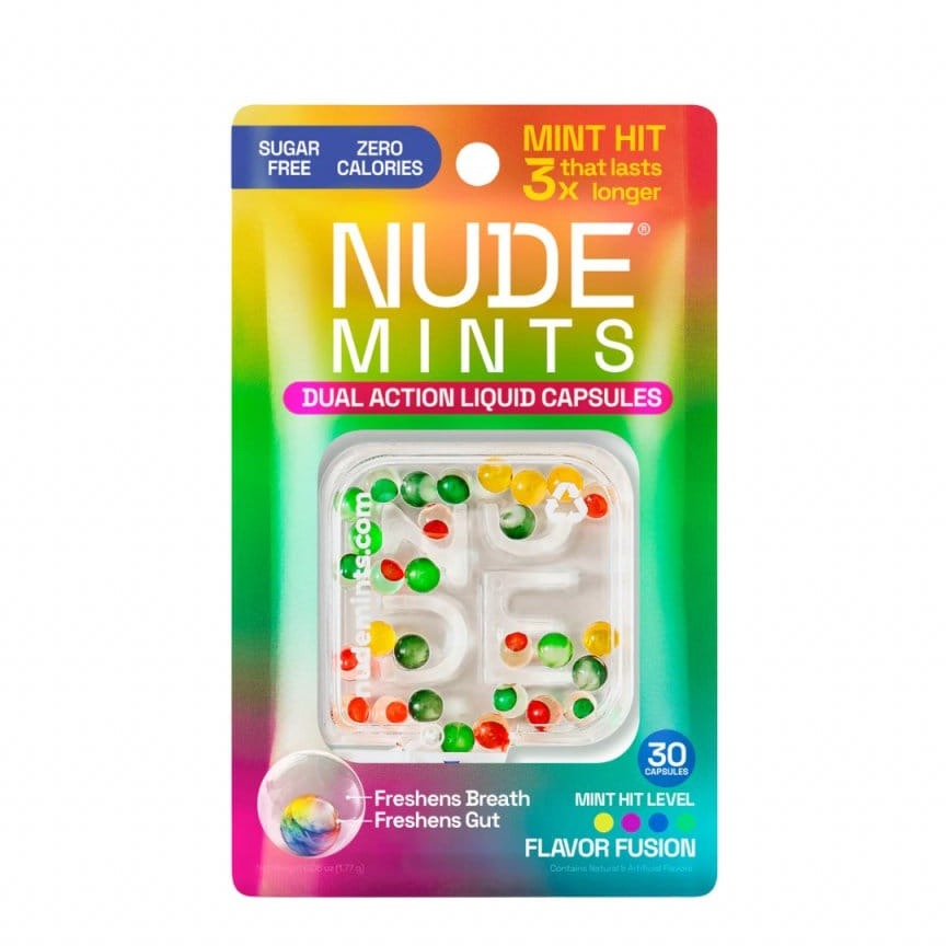 Nude Mints – معطر فم ثنائي التأثير